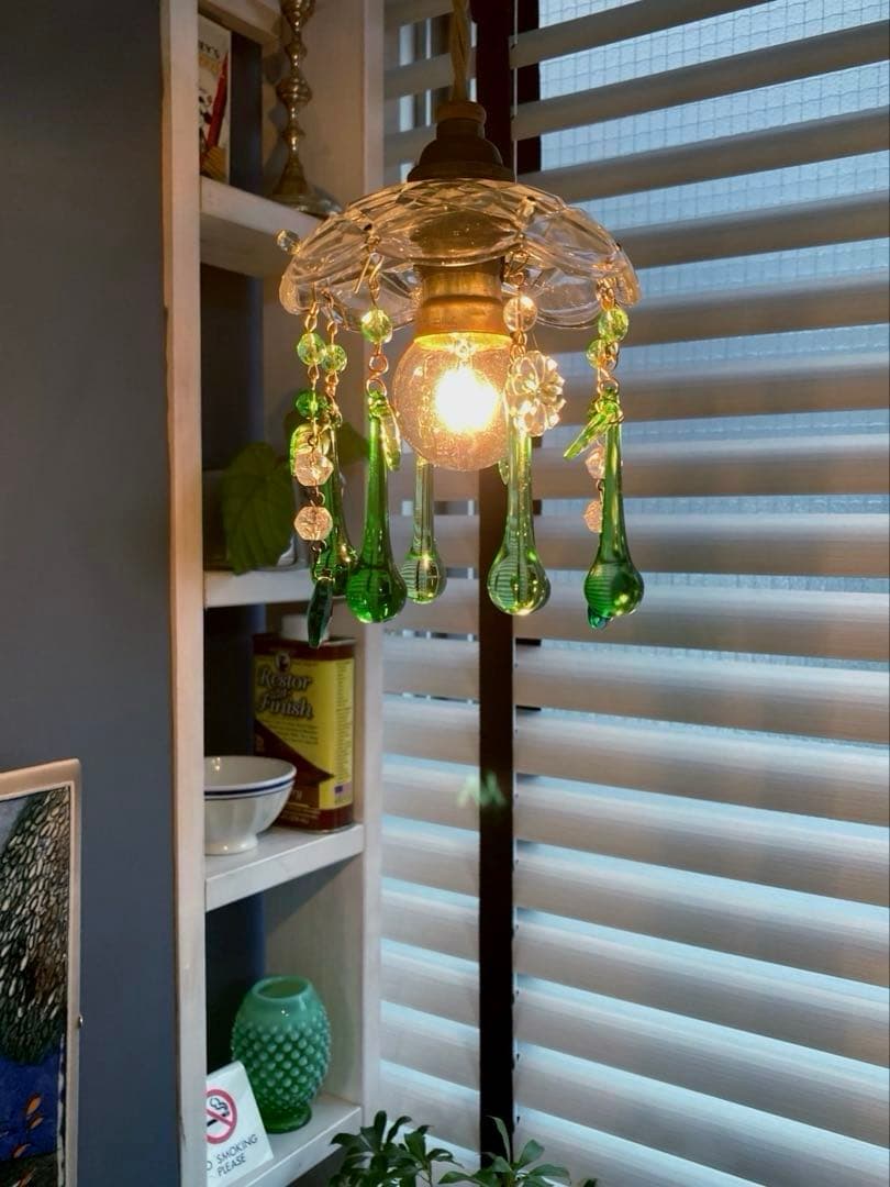 ミニシャンデリア（Forest） 1920年 フランスアンティーク ランプの