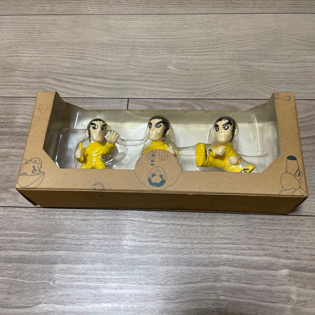 激レア ヴィンテージ イエロー武道家フィギュア3体セット ブルースリー