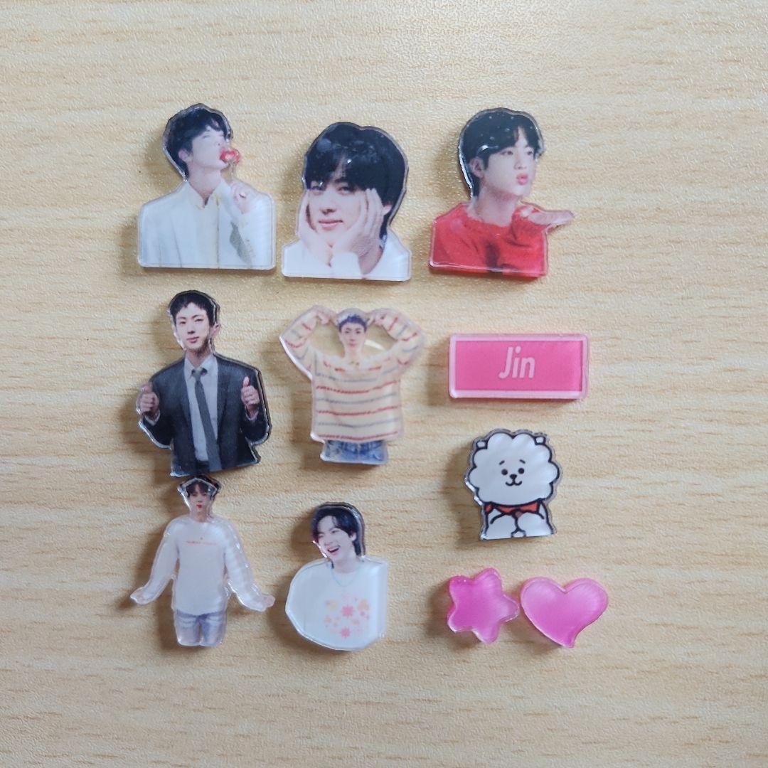 BTS ジン シャカシャカアクリルパーツ A - メルカリ