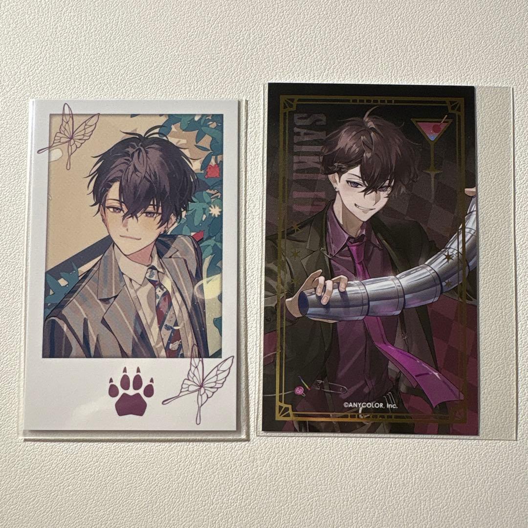 にじさんじ アニメイトカフェ カクテルカード 2周年記念チェキ 佐伯