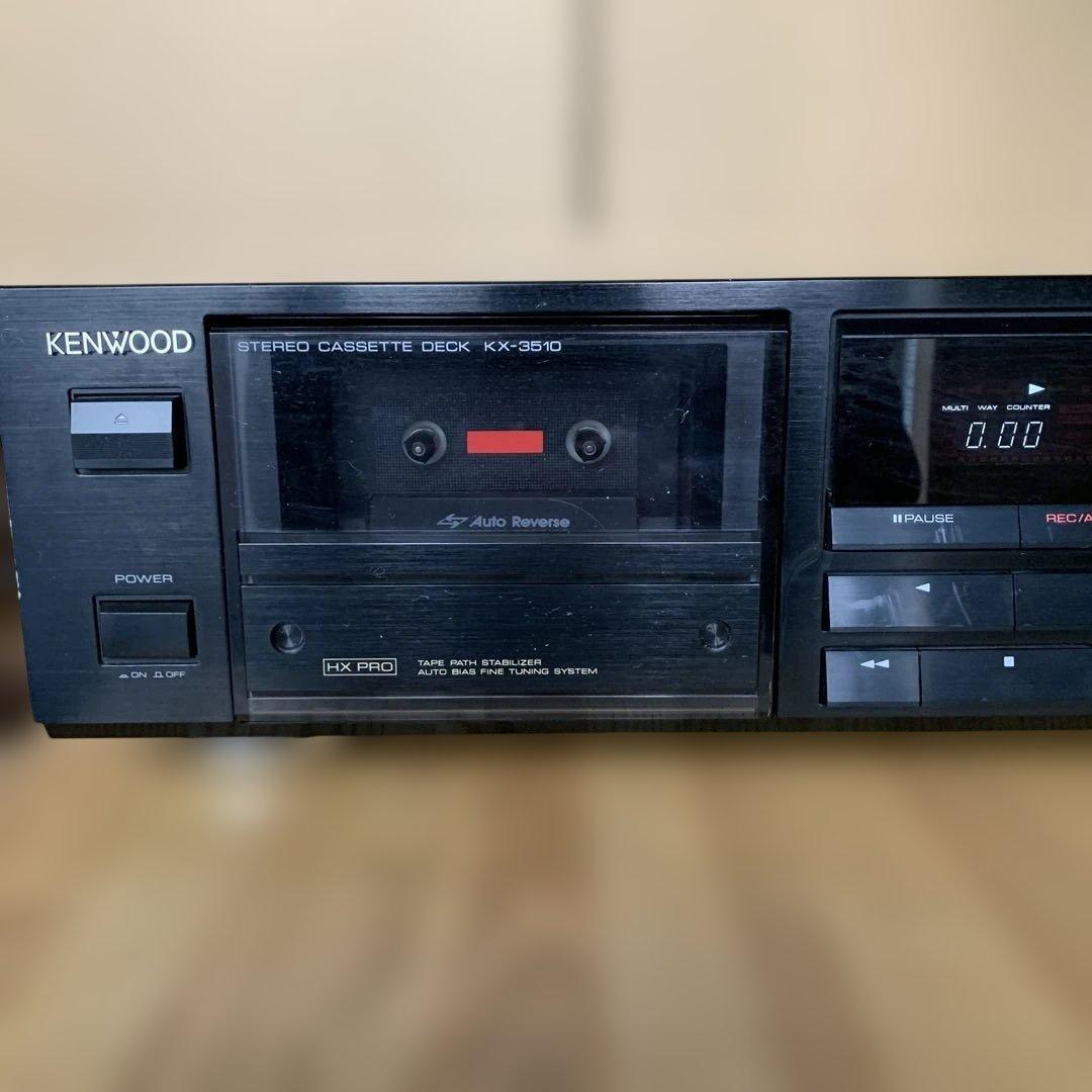 KENWOOD ステレオカセットデッキ KX-3510 - メルカリ