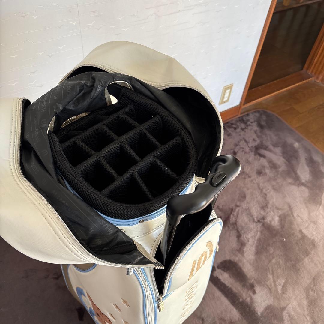 M.U.SPORTS クマ刺繍 キャディバッグ