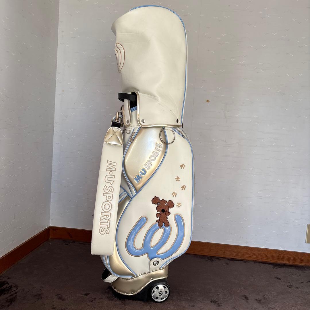 M.U.SPORTS クマ刺繍 キャディバッグ