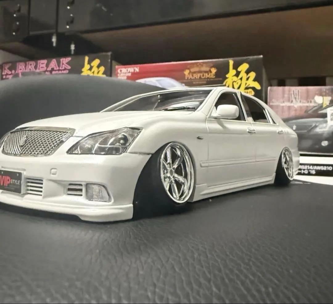 アオシマ GRS182 クラウン アスリート 深リム仕様 - メルカリ