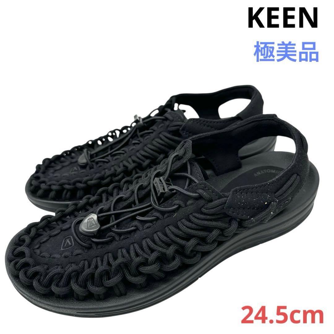 極美品〉KEEN キーン【24.5cm】UNEEK ユニーク サンダル 黒 - メルカリ
