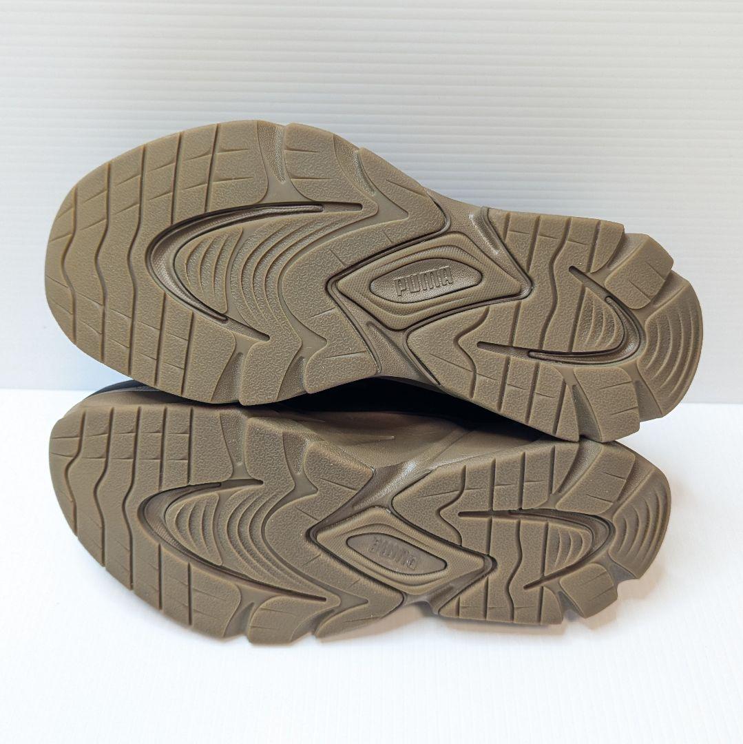 未使用に近い PUMA プーマ ローファー 23.5cm ブラック 厚底