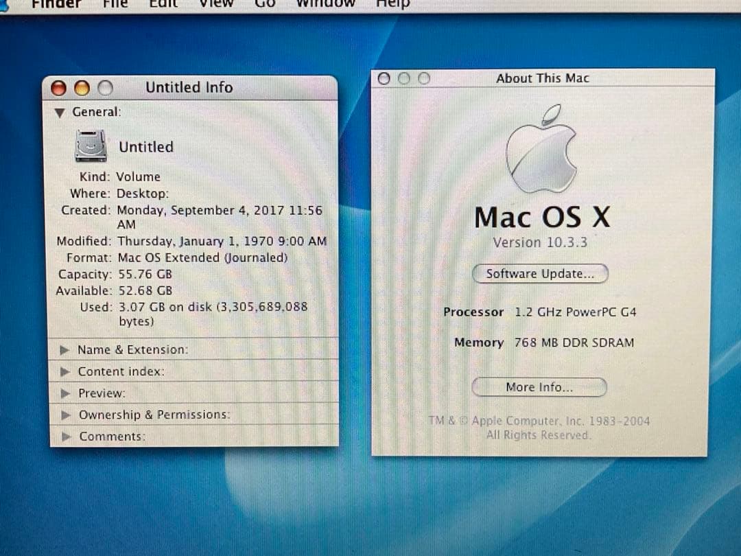 その他ノートPC本体 Apple iBook G4 1.2GHz