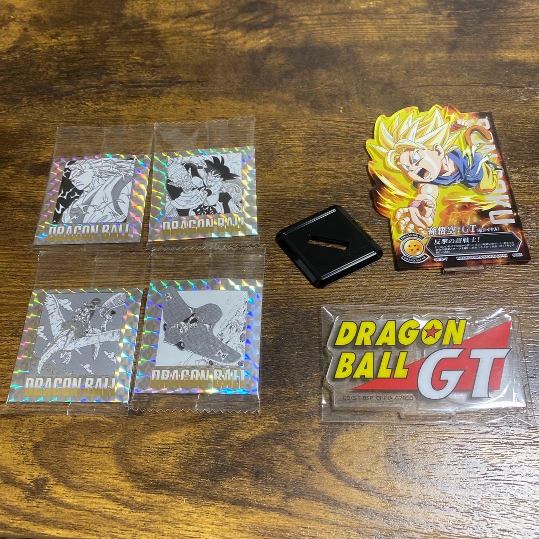 ドラゴンボール ウエハース 4枚セット 1番くじ アクスタ2つセット