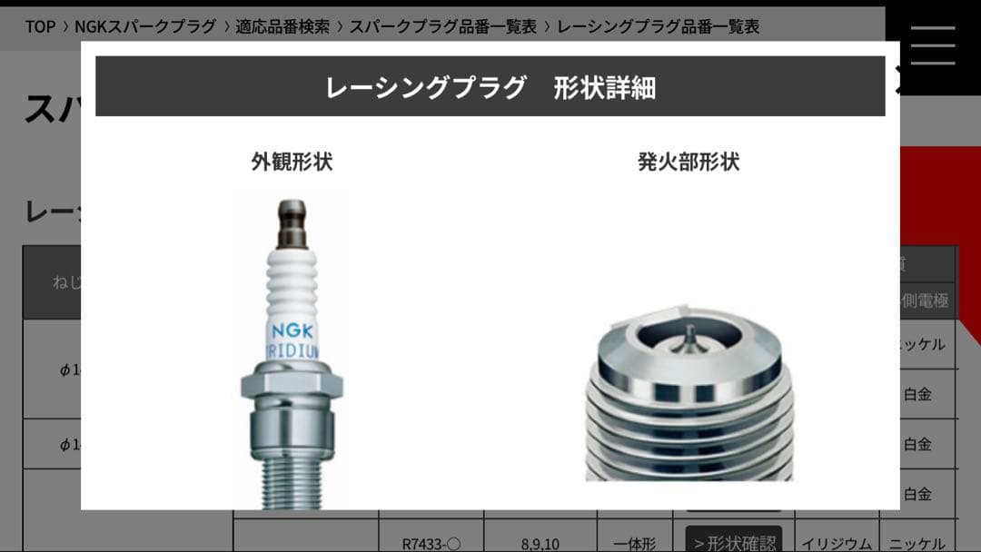 未使用新品NGK レーシングプラグ R7376-8 4本入ランエボ7.ランエボ8