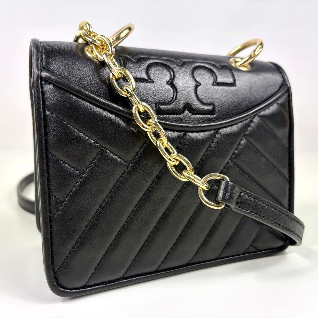 極美品 トリーバーチ 2way ショルダーバッグ キルティング レザー