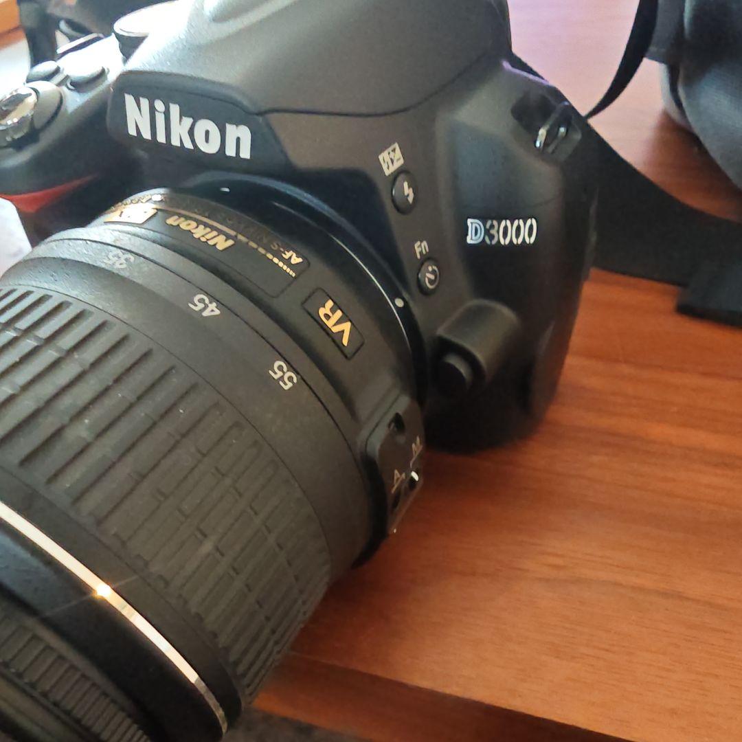 Nikon D3000 デジタル一眼レフカメラ レンズセット 清掃用具バッグ付き