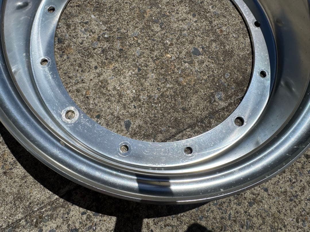 Gクラフト 10インチ 3.5J 1本分 ダックス/シャリー 39362