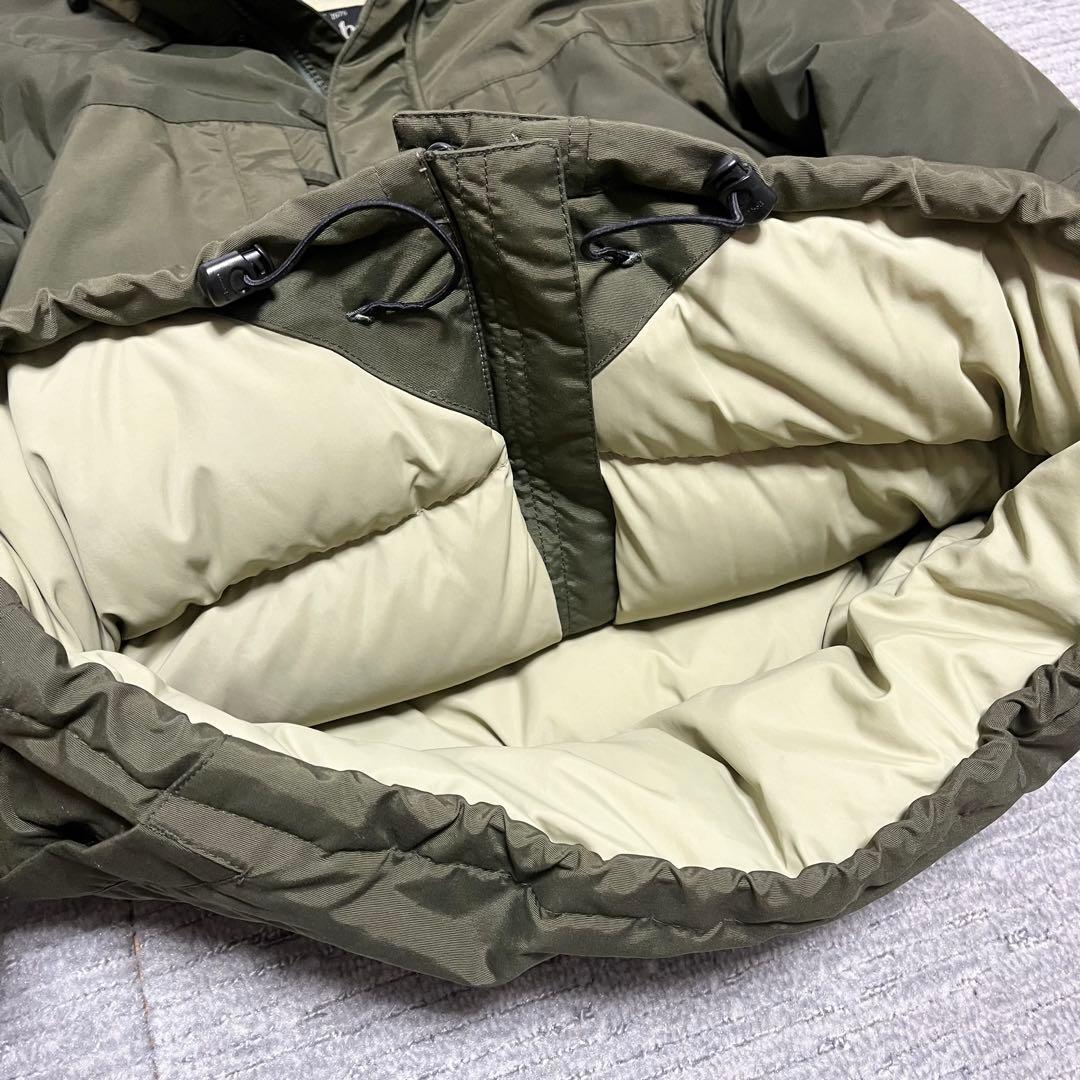 美品 希少レア モンベル ローガンダウンパーカ カーキ XSサイズ 旧