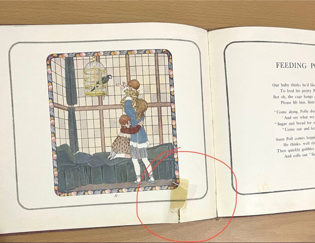 No.378 希少 洋書 古書 ル・メール 絵本 アンティーク 童謡 - メルカリ