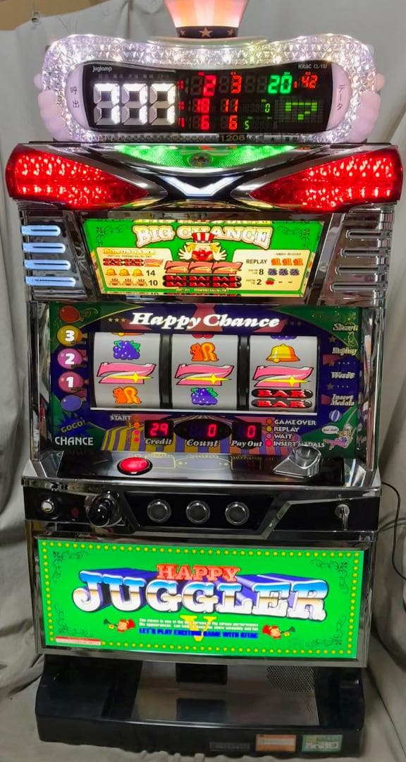 SハッピージャグラーVIII【現行6号機】（ジャグランプ付属＆コイン不要