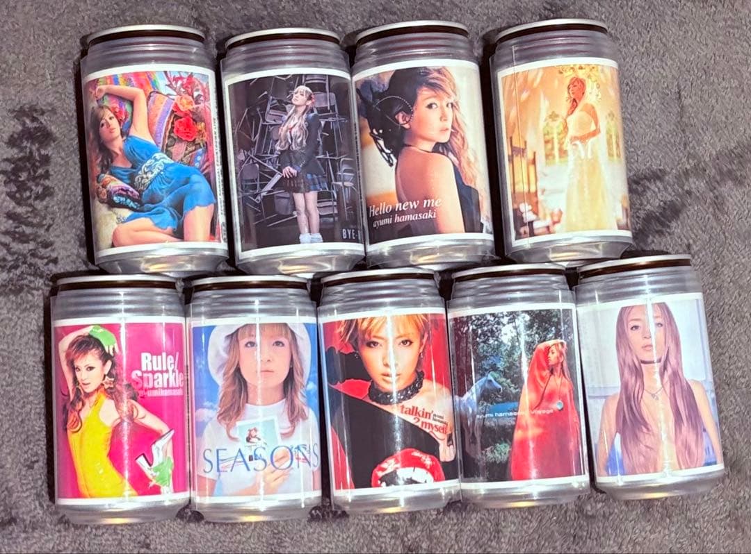 浜崎あゆみ サントリーウーロン茶 オリジナルラベル缶 ayu缶 9本セット