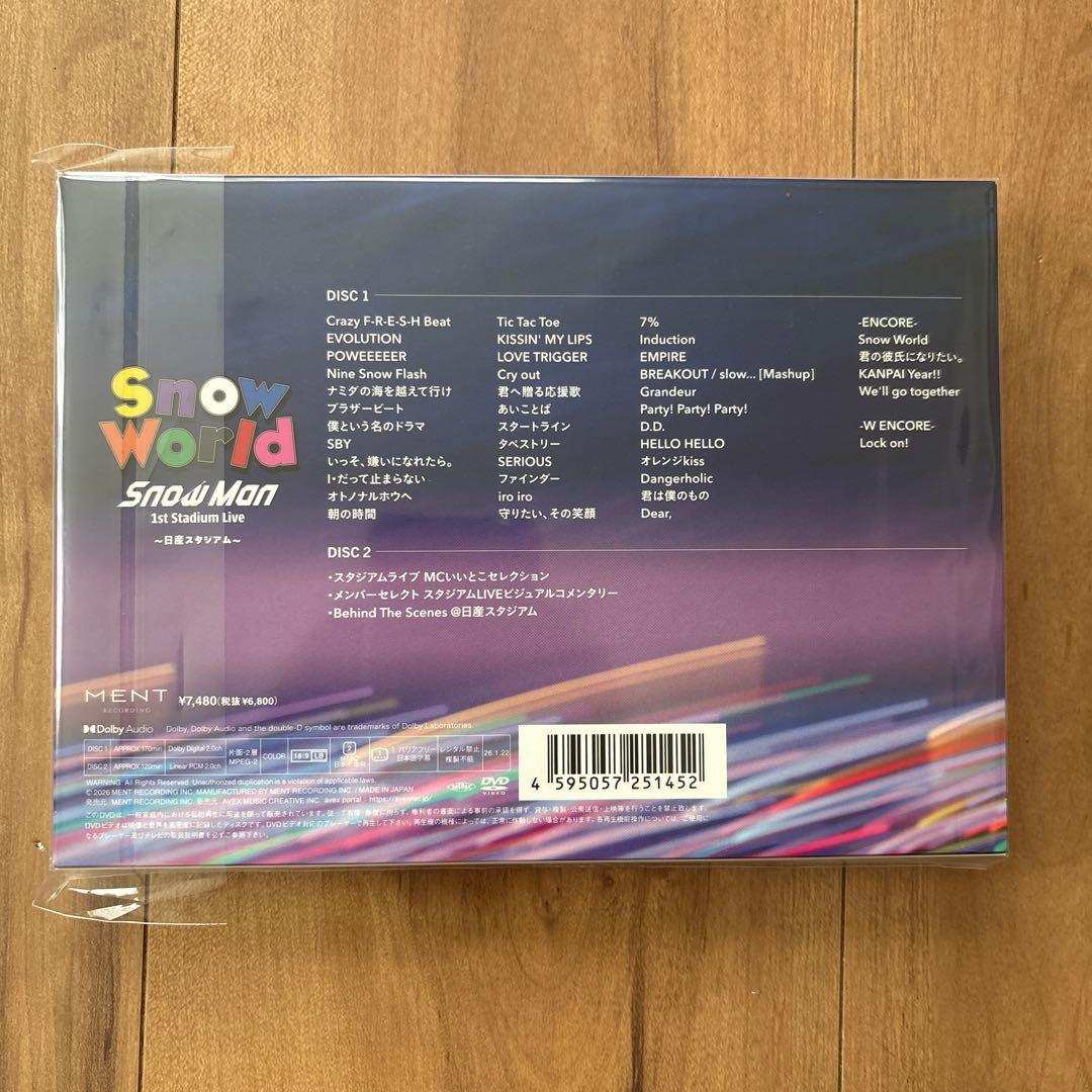 SnowMan Snow World 日産スタジアムDVD - メルカリ