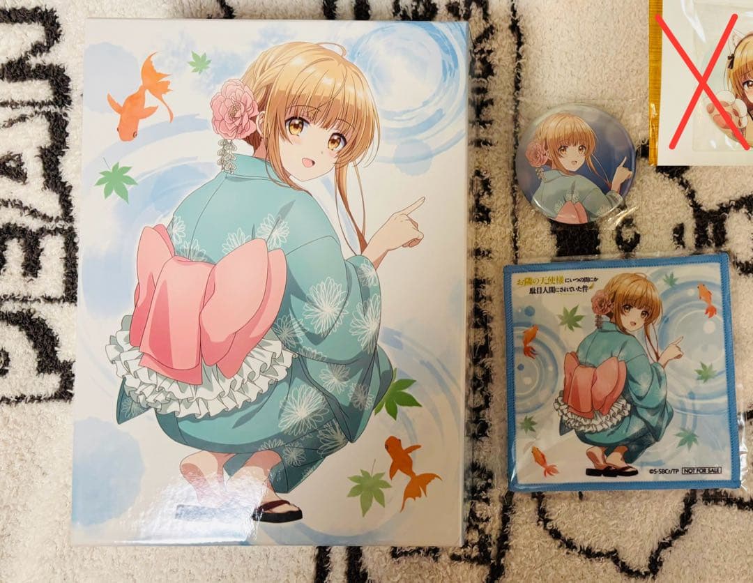 お隣の天使様 Blu-ray アニメイト全巻購入特典 収納BOX 缶バッジ