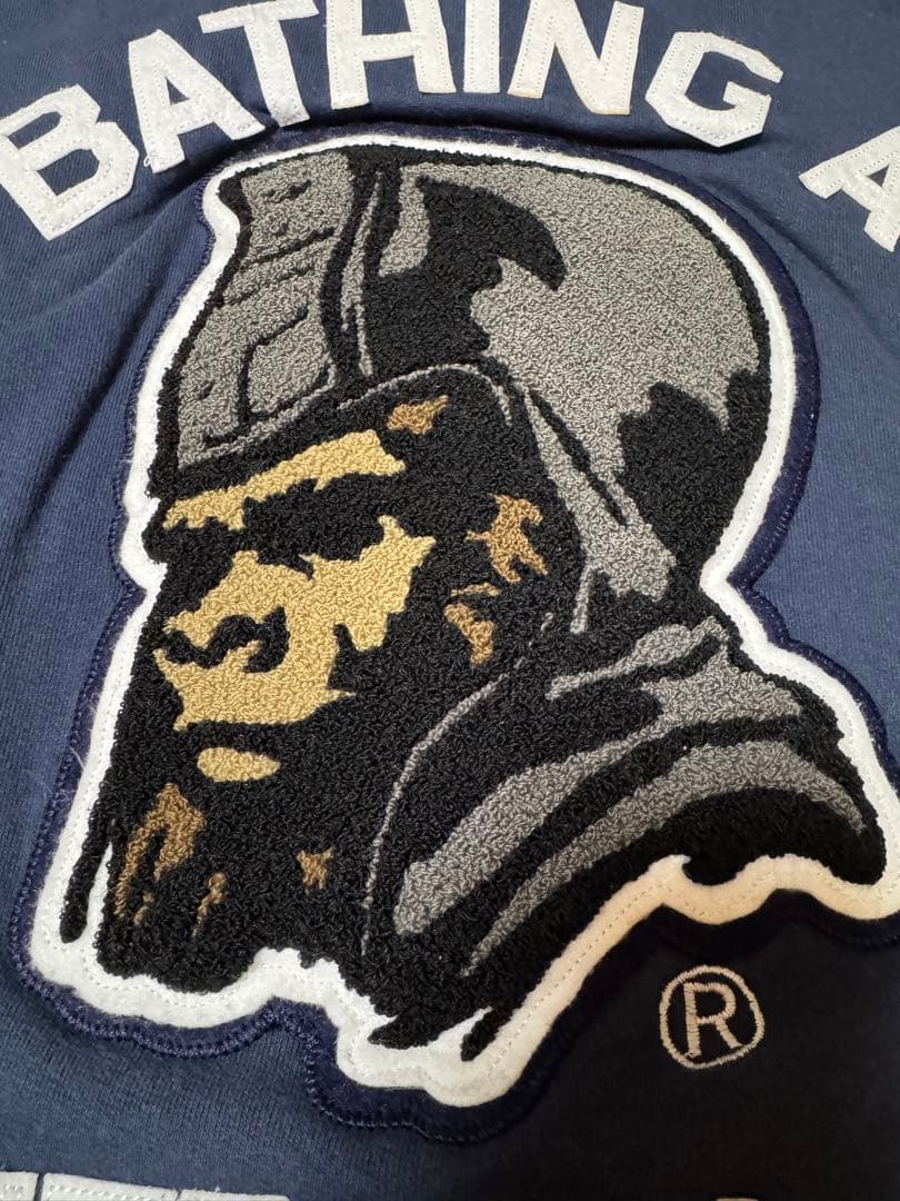 アベイシングエイプ スウェットスタジャン ジェネラル ワッペン