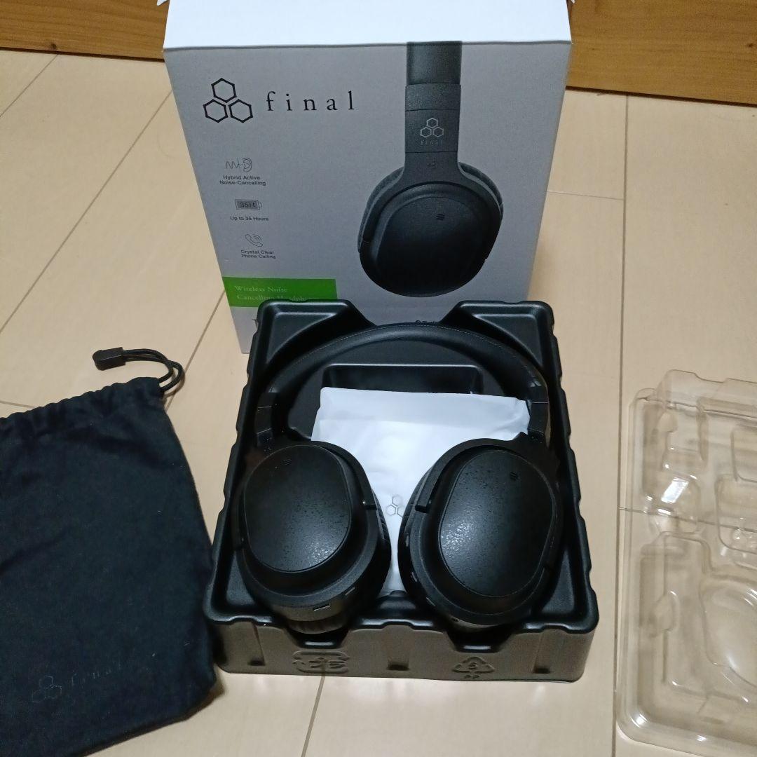 【美品】final UX3000 ブラック ワイヤレス　ヘッドホン UX3000｜final-イヤホン・ワイヤレスイヤホン・ヘッドホン｜final 公式
