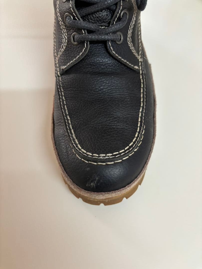 クシタニ　K-4536M　モカシンメッシュブーツ　黒　25.0cm