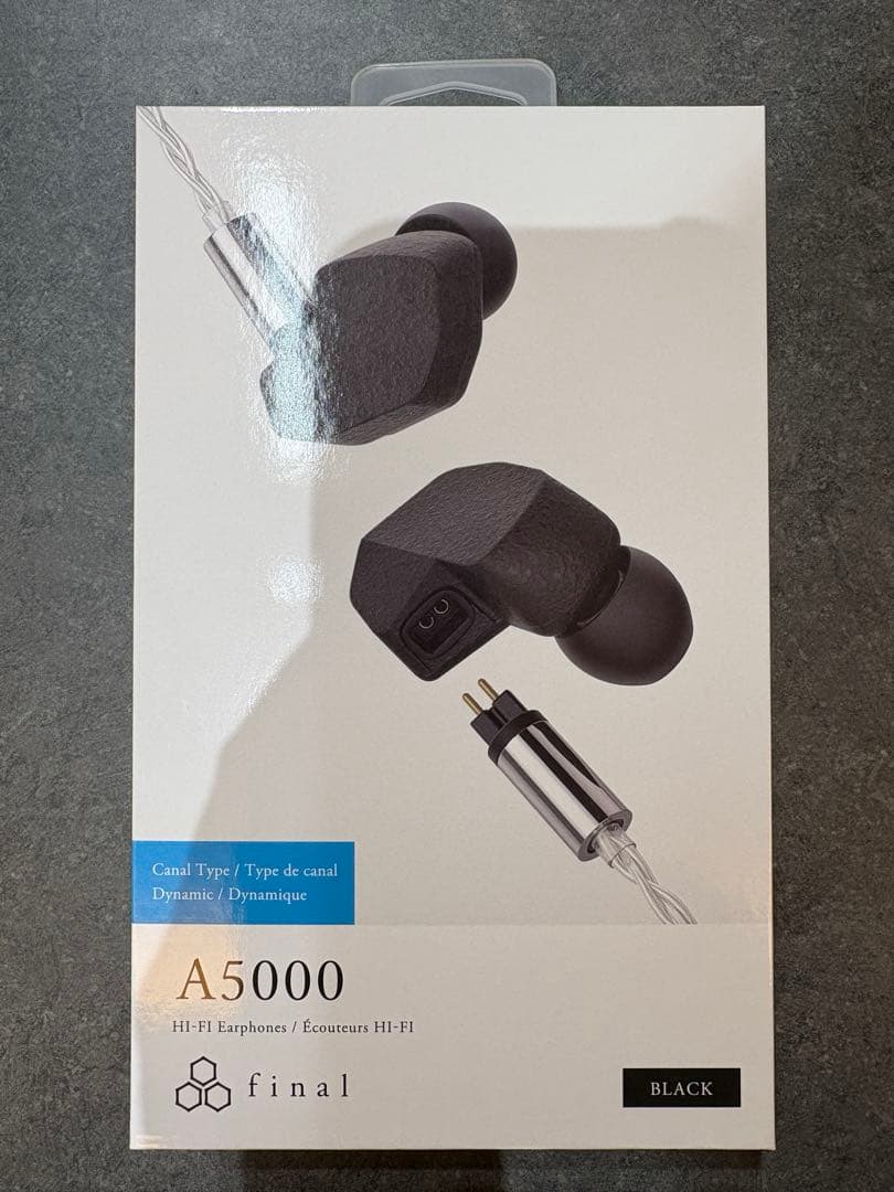 新品未使用　final A5000 ブラック イヤフォン A5000 ｜ FINAL -Earphone, wireless earphones, headphones｜final