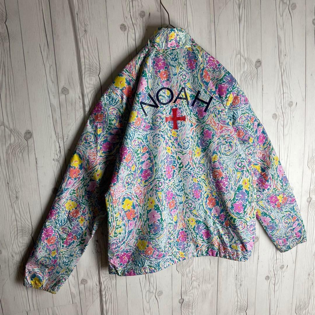 超希少XLサイズ】アディダス×ノア☆総柄 刺繍ロゴ フローラル