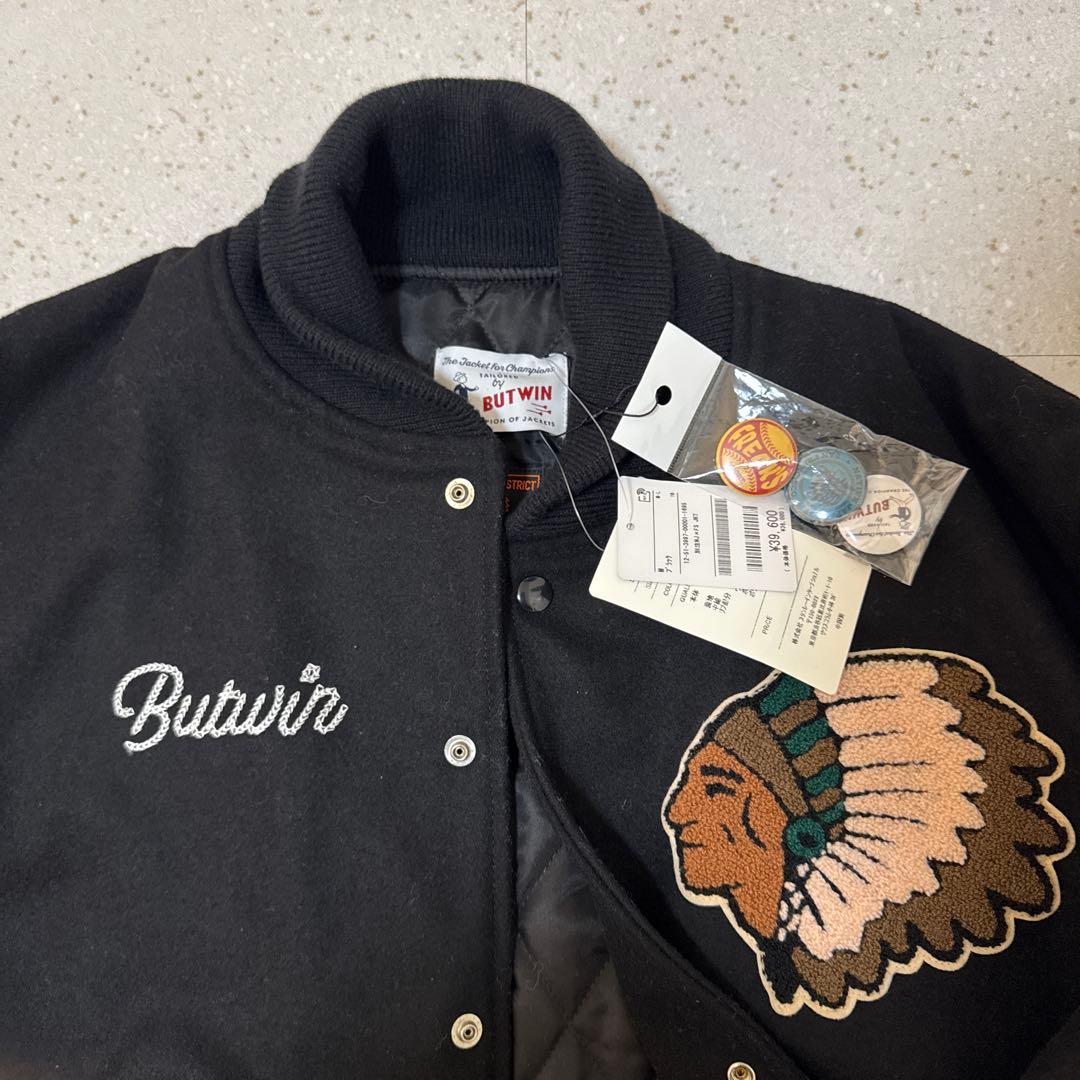 完売】BUTWIN×MISSION×FREAK'S メルトンスタジャン M 黒 - メルカリ