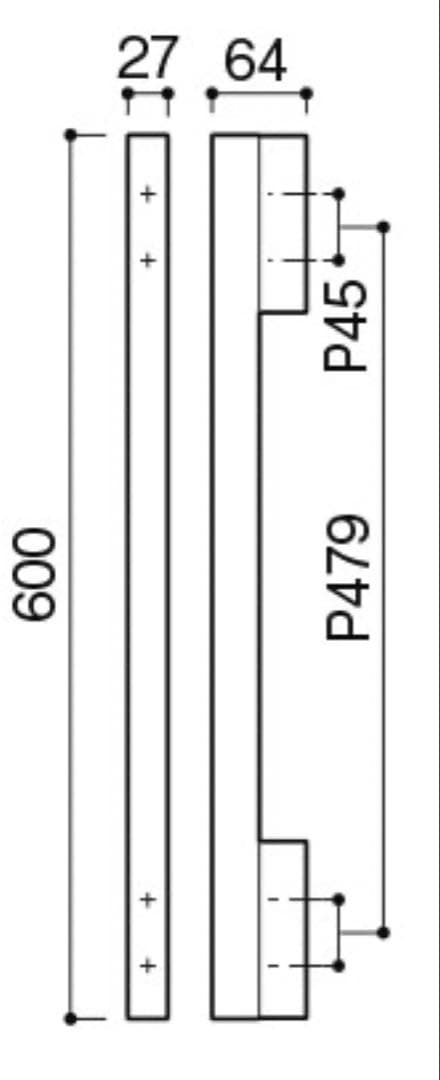 KAWAJUN KH676003 I型手すり