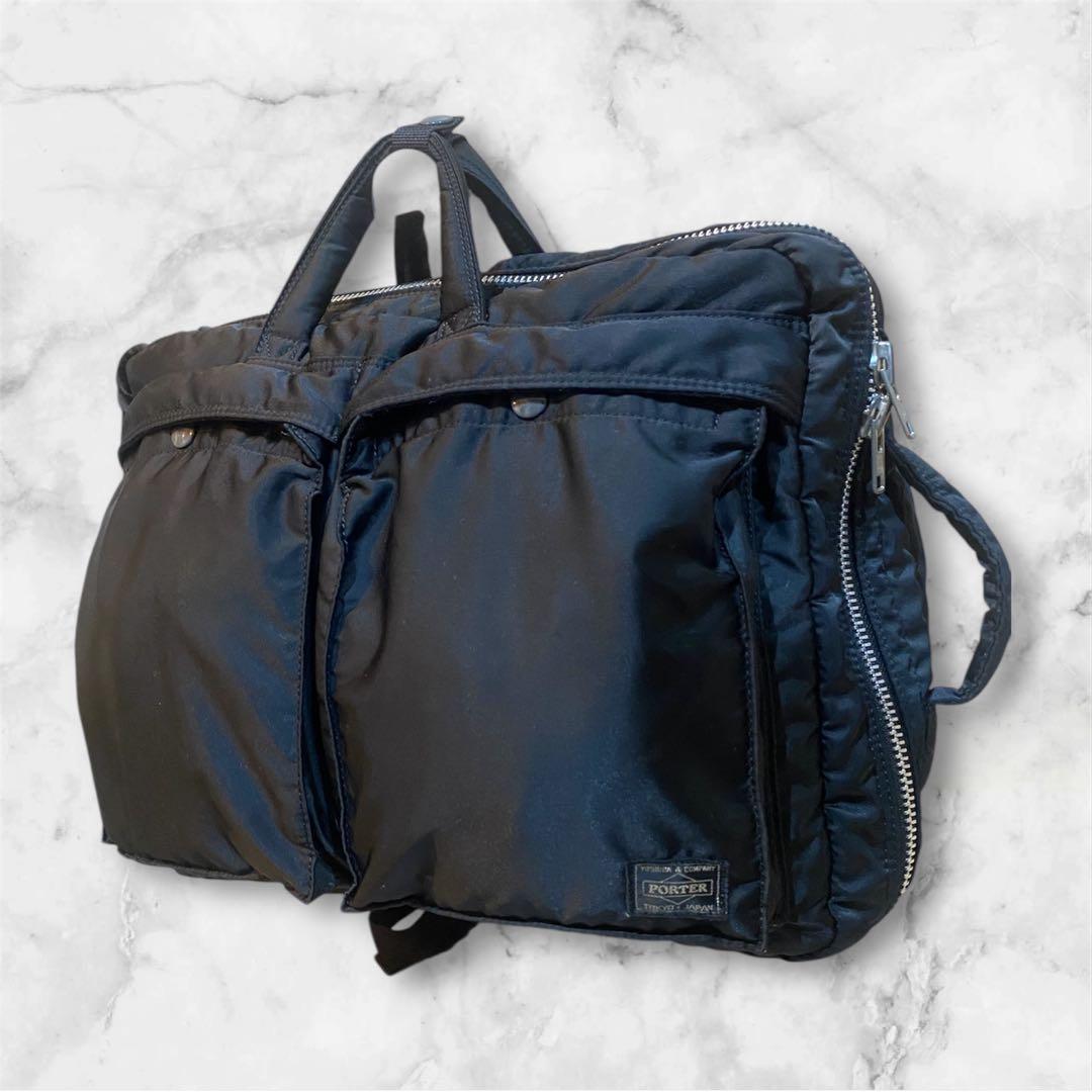 ポーター タンカー 3way ブリーフケース リュック 黒 ショルダー紐欠品 TANKER(タンカー) 3WAY DOCUMENT BAG W zip | 吉田カバンホームページ