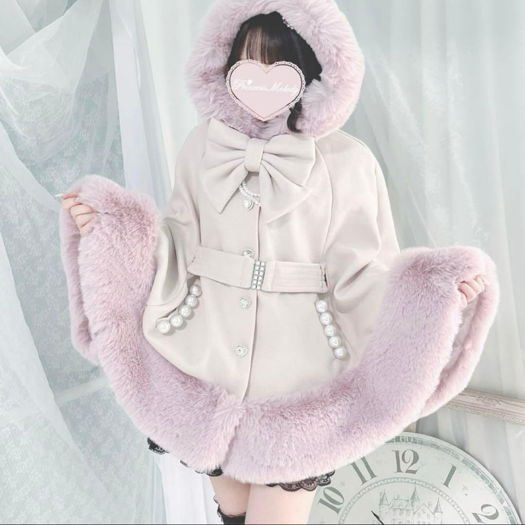 MARS ケープコート ピンク ベルト付き 新品未使用 - メルカリ