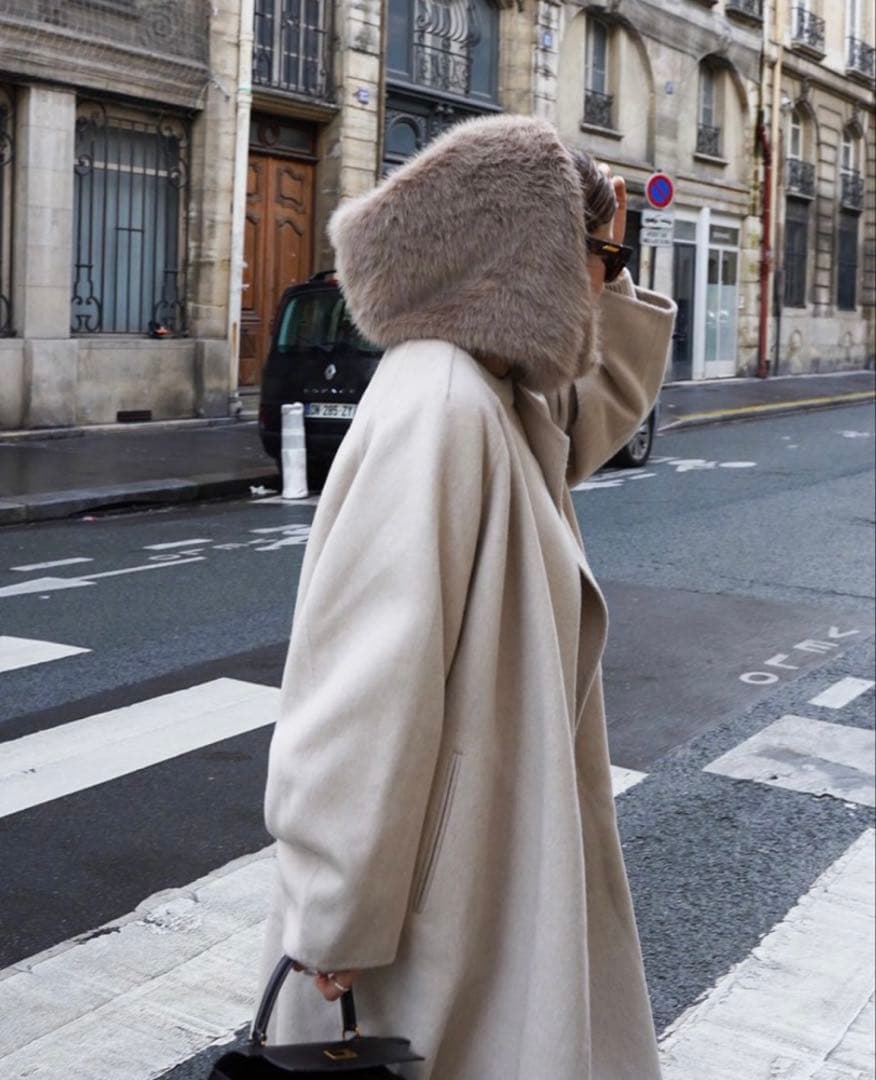 CELERI セルリ FUR BALACLAVA ドゥーズィエムクラス ベージュ セルリ