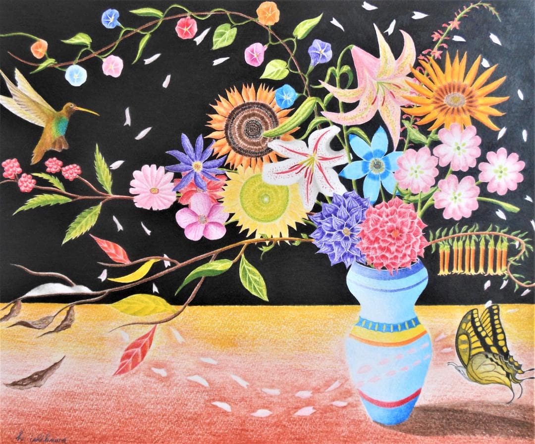 さくらももこサイン入りリトグラフ原画非売品ちびまる子ちゃんコジコジ