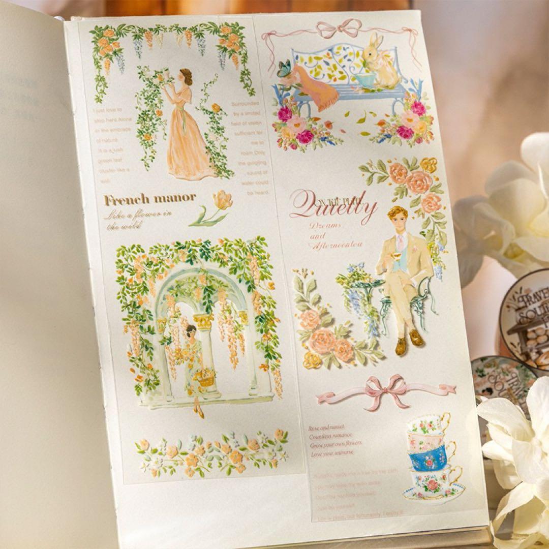 5t-6 ／コラージュ素材 マスキングテープ 海外マステ まとめ売り