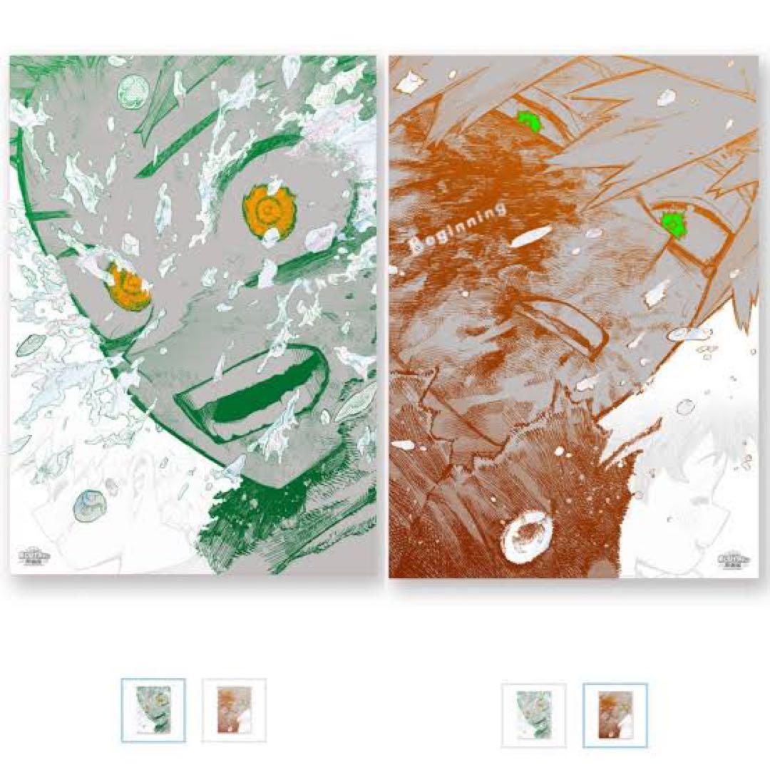 僕のヒーローアカデミア 原画展 The Beginning ポスター2枚セット A2アートポスター2枚セット 【The Beginning】」 [画像ギャラリー 7/61
