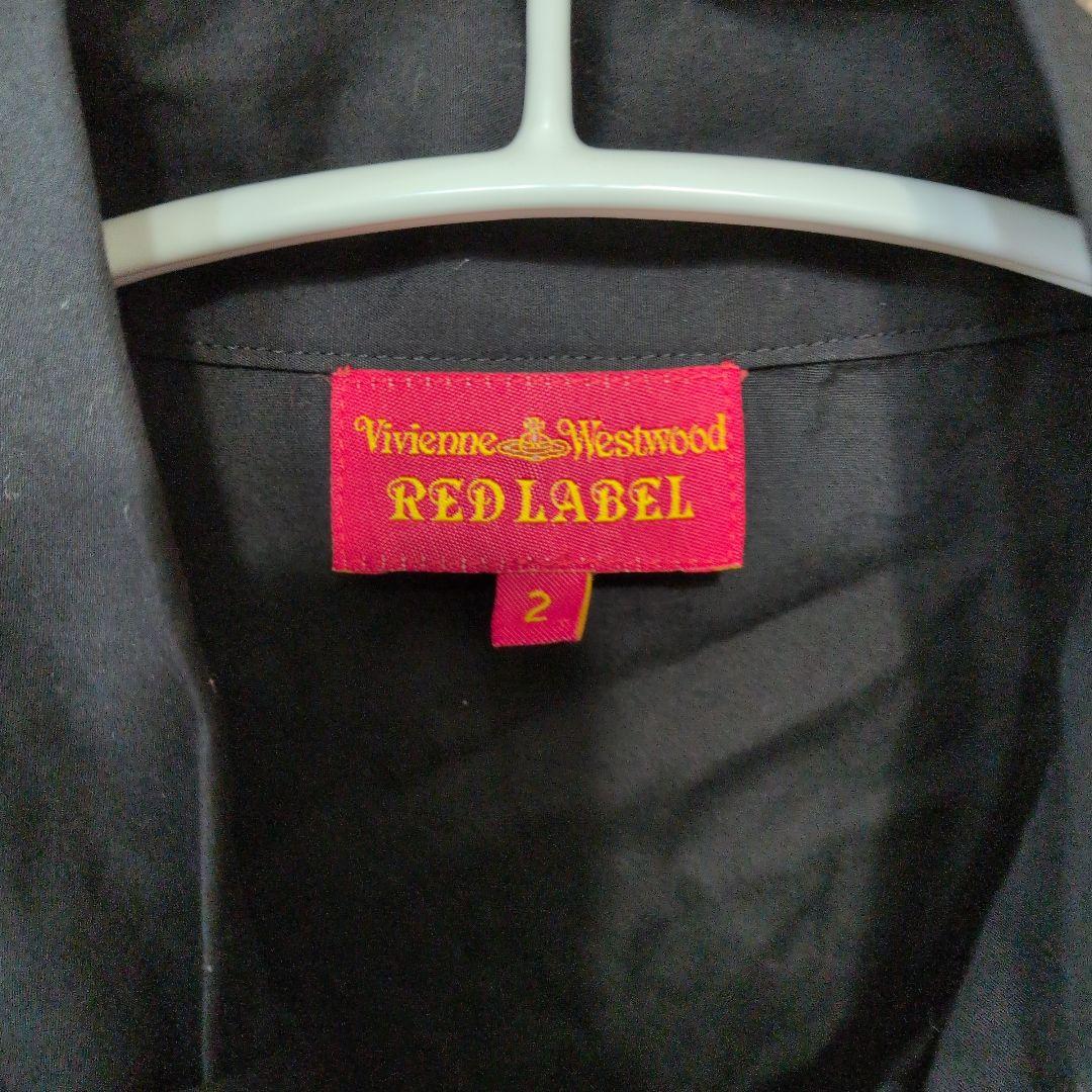 Vivienne Westwood ボウタイ リボン 長袖シャツ オーヴ刺繍 黒 - メルカリ