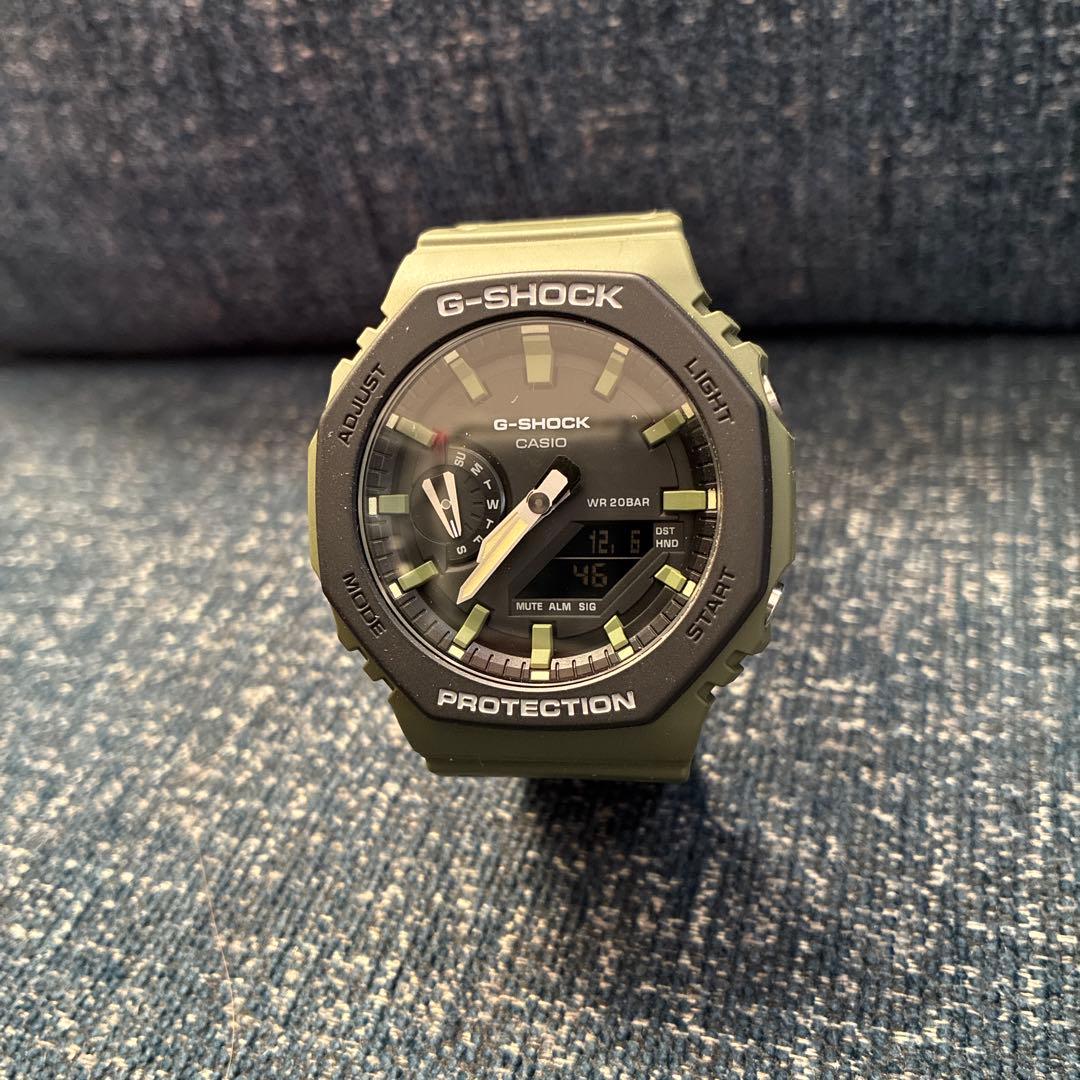 G-SHOCK GA-2110SU ブラック/グリーン GA-2110SU-3AJF | CASIO