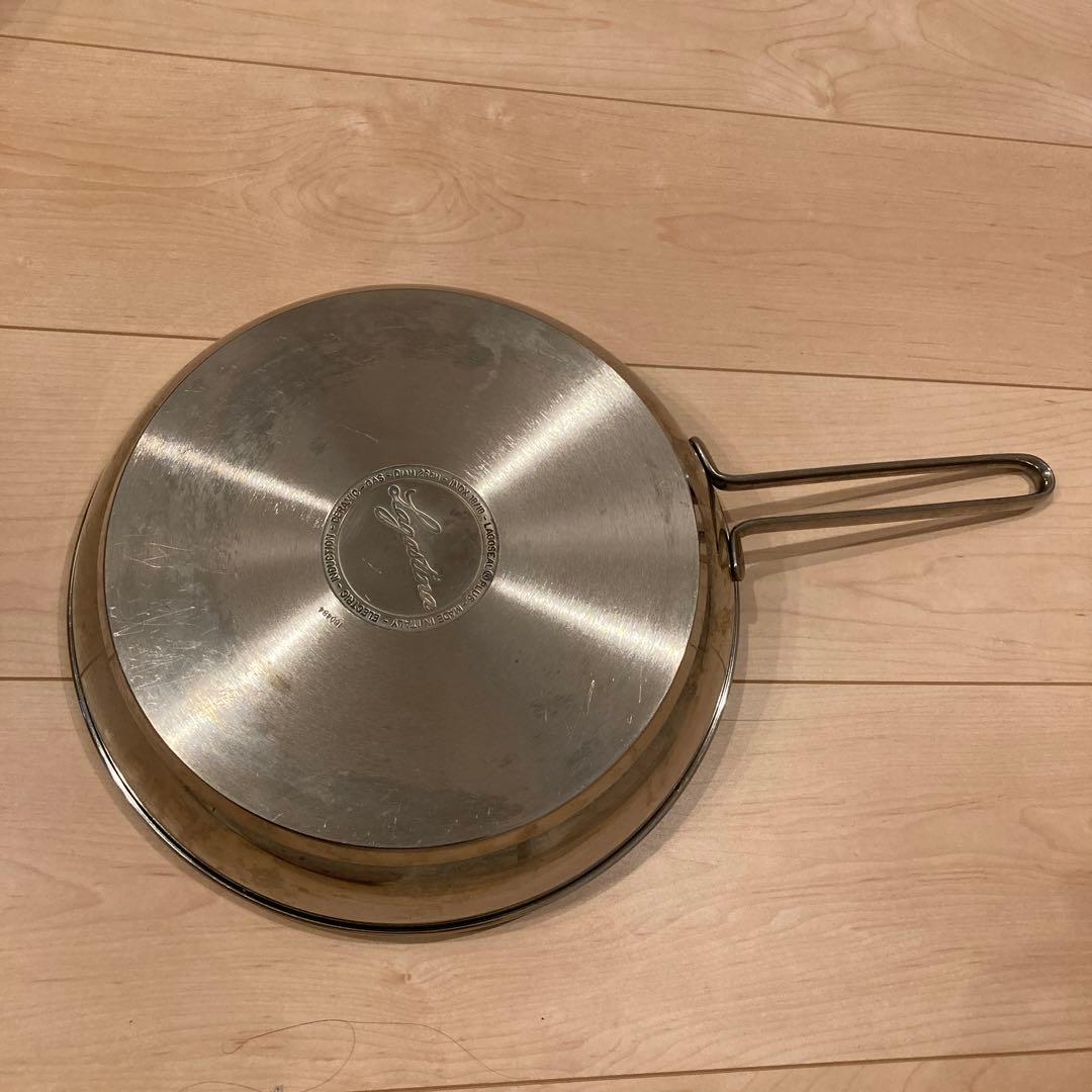 Lagostinaラゴスティーナ フライパン 26cmステンレス IH ガス - メルカリ