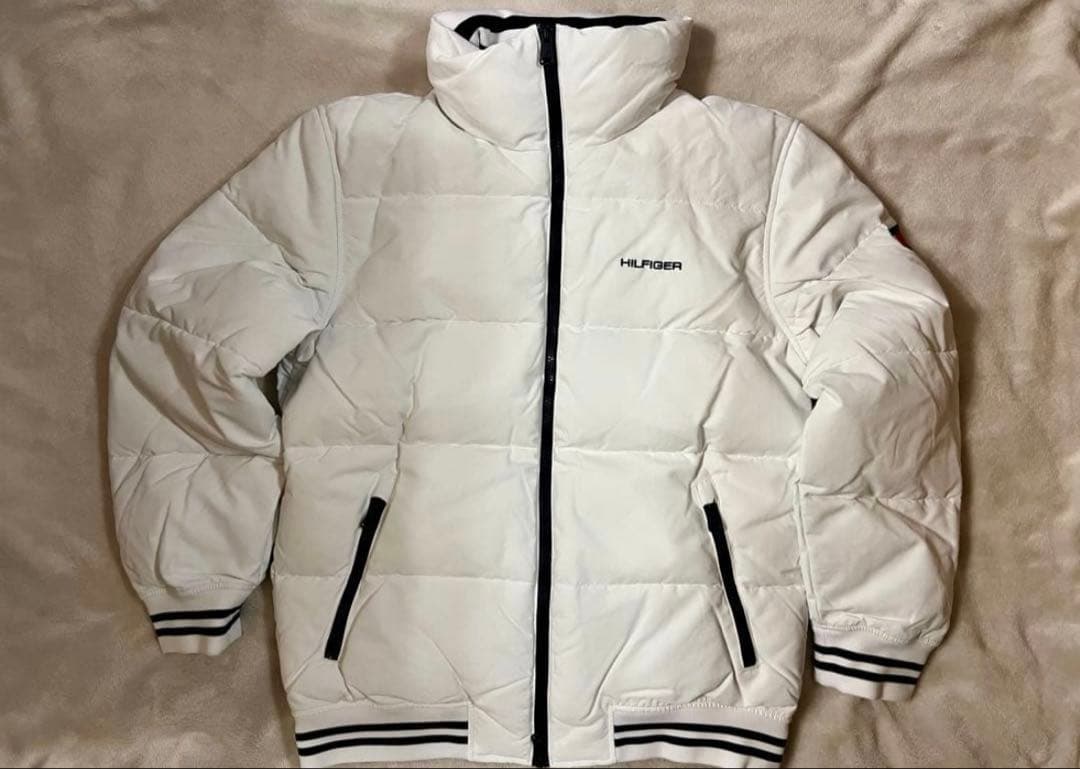 m*5様   ホワイト ダウンジャケット Lサイズ クレストブリッジチェックコンビショートダウン（ブルゾン）｜BLACK