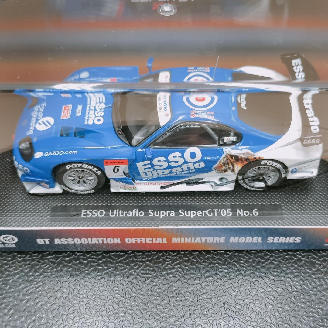 1/43 エブロ スープラ ESSO サイン入り 2005 脇阪寿一 飯田彰 - メルカリ