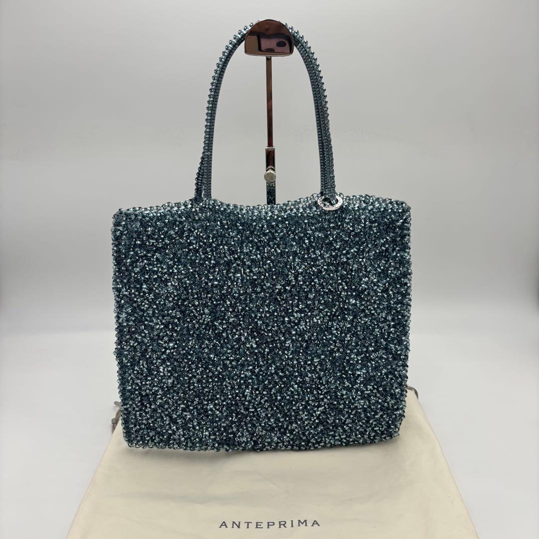 ✨未使用級✨アンテプリマ ワイヤーバッグ スクエアラージ サファイア