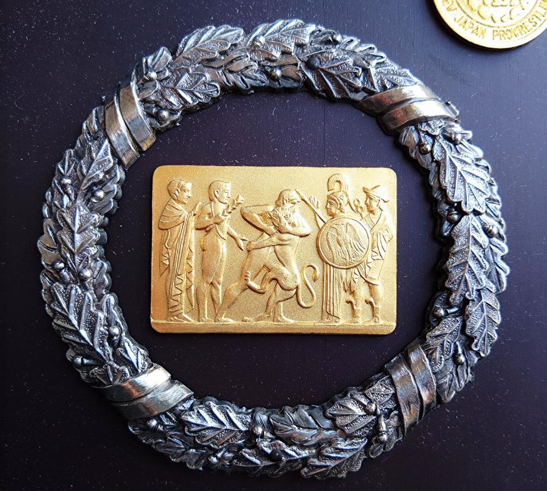 アントニオ猪木 ウィリアム・ルスカ 記念盾 プロレスvs柔道 - メルカリ