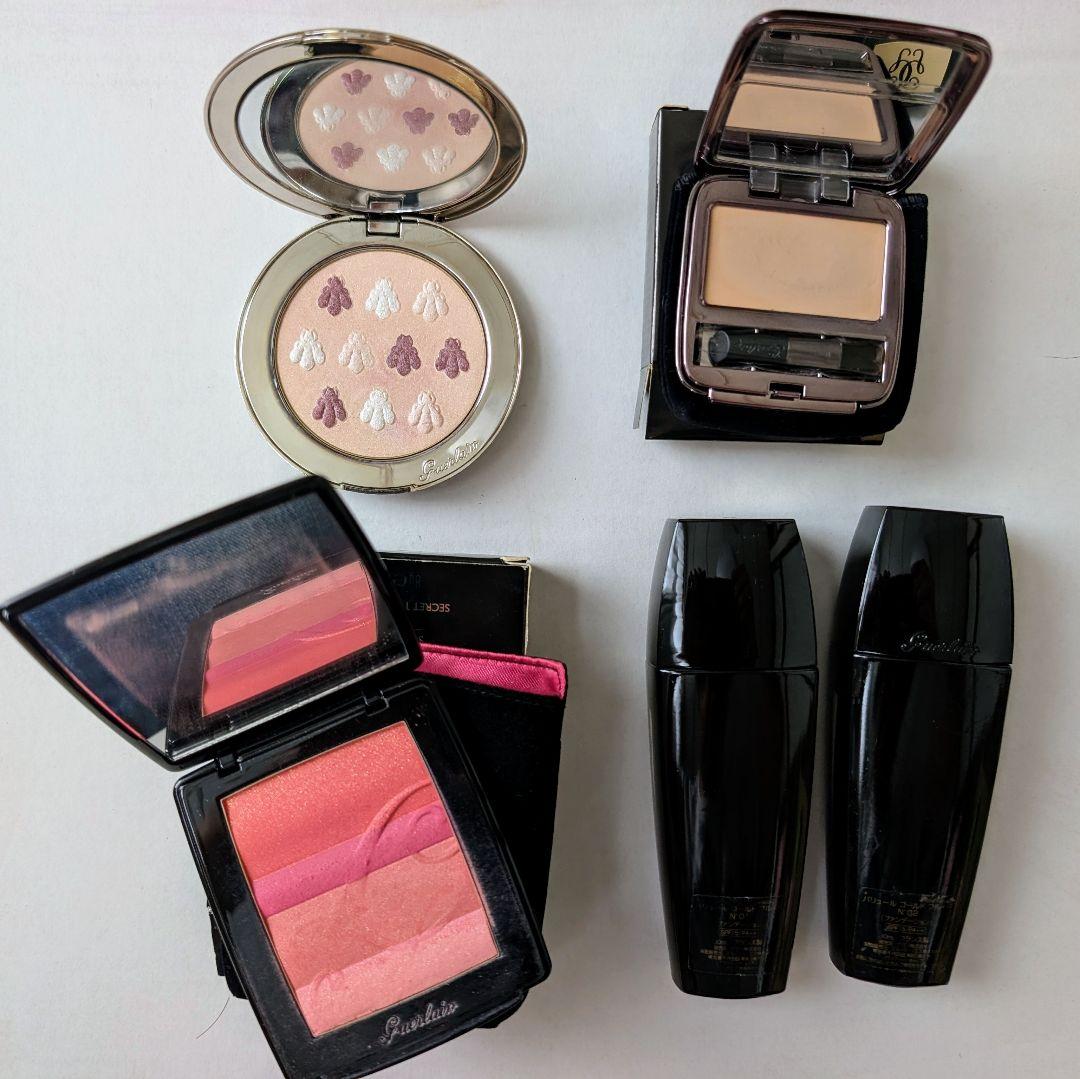 中古デパコス】GUERLAIN メテリオット、チーク等 計5点セットまとめ