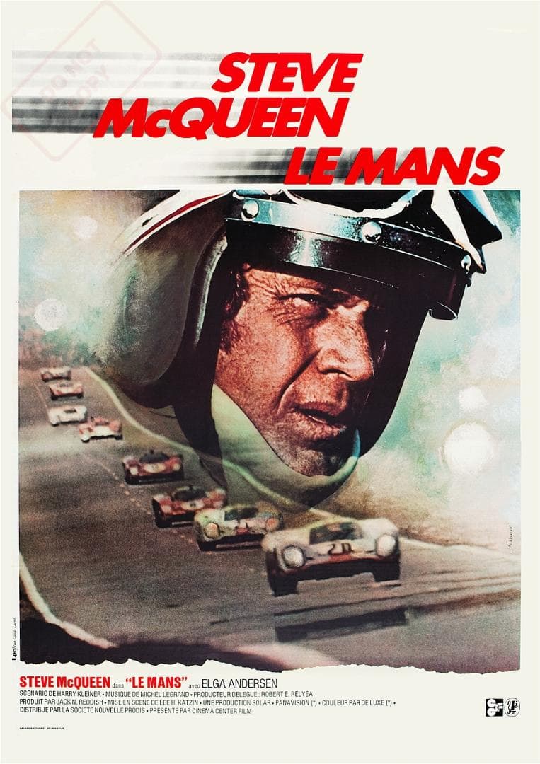 ポスター『栄光のル・マン』 フランス版デザイン☆スティーブ