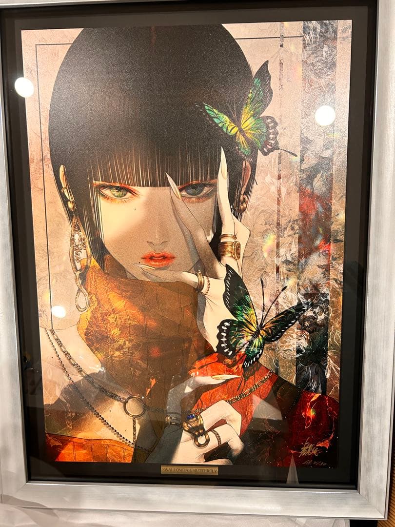 皐月恵　スワローテイルバタフライ 皐月恵 版画 スワローテイルバタフライSWALLOWTAIL BUTTERFLY - メルカリ