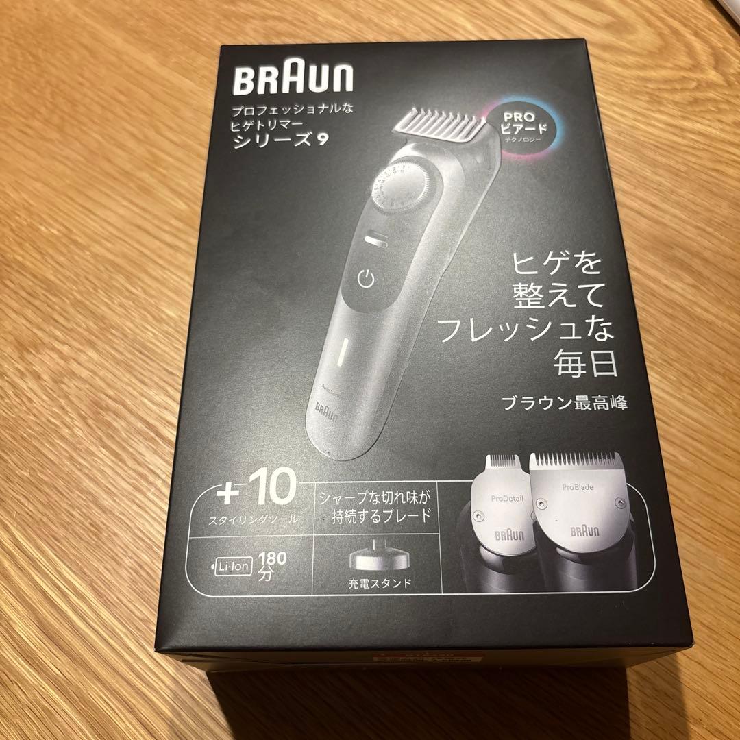 【新品未使用】Braun Series 9 ヒゲトリマー　ブラウン　BT9420 Amazon | ブラウン ヒゲトリマー シリーズ9 シェーバー BT9420 男性用