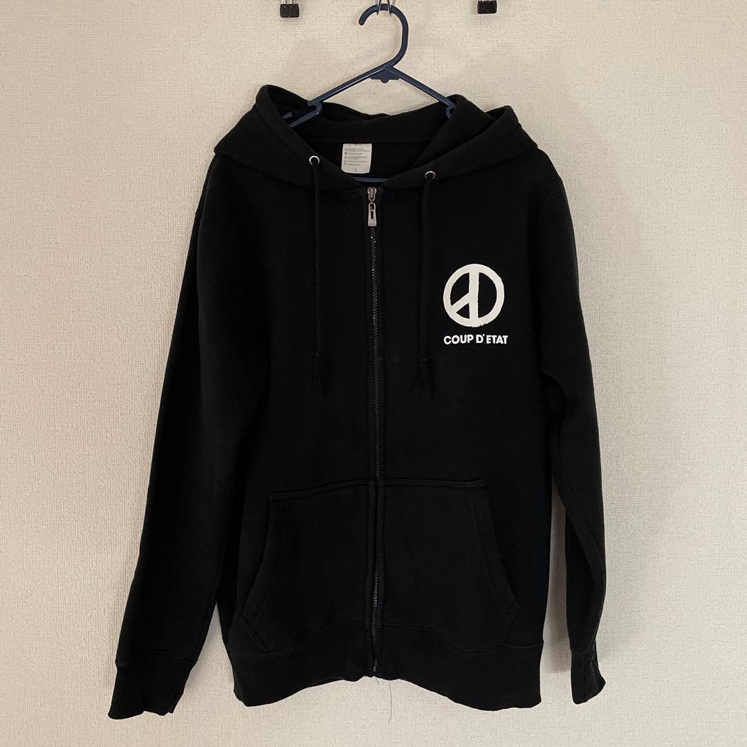 みーり様専用】G-DRAGON COUP D'ETAT パーカー 黒 - メルカリ