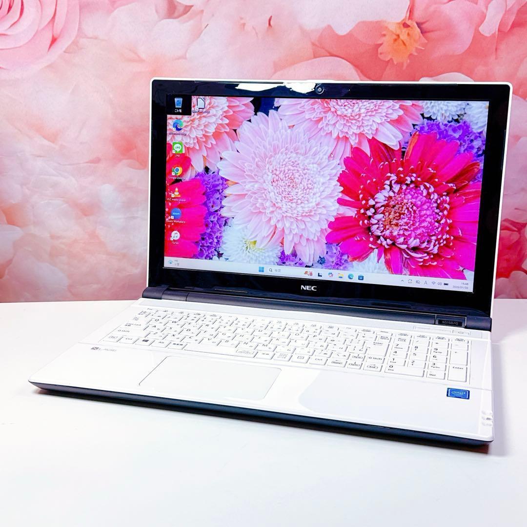 新品SSD✨Windows11 薄型ノートパソコン カメラ 高性能i3 オフィス