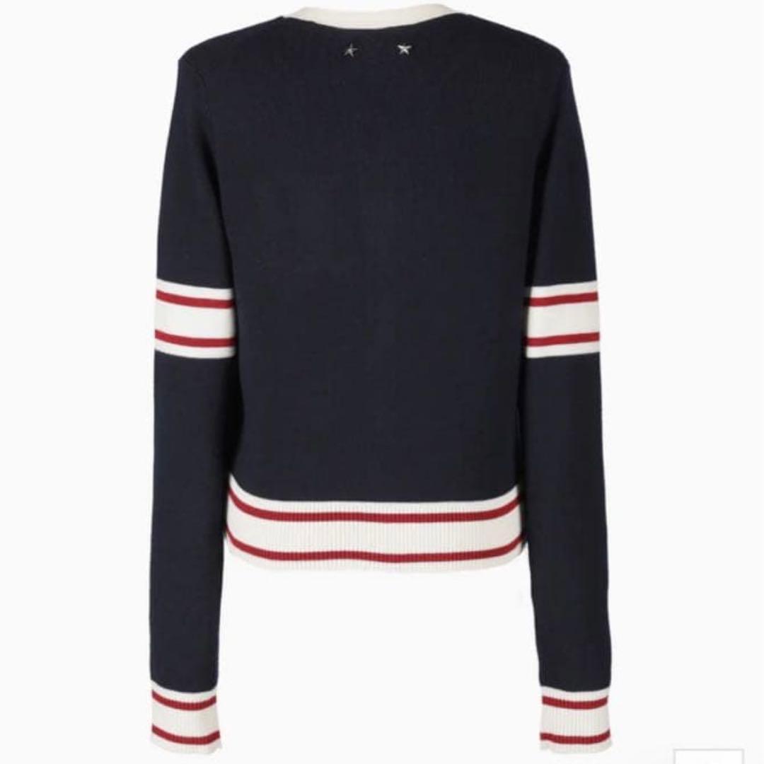 Bibiy. B. CLUB TIE CARDIGAN NAVY - メルカリ