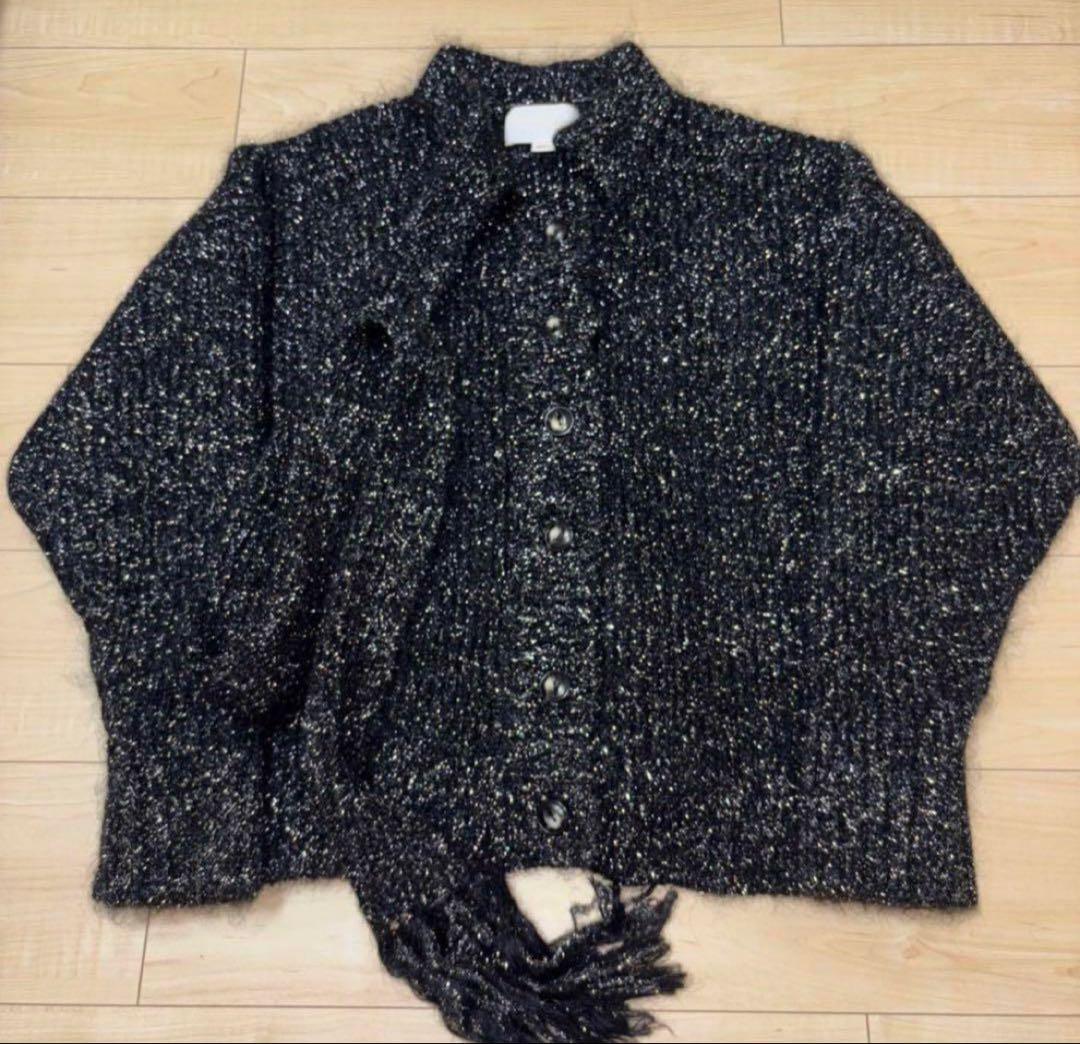 orimi sparkle knit blouson - メルカリ